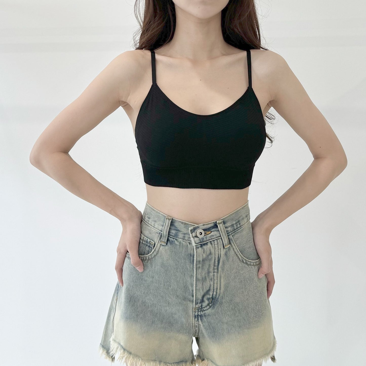 Tank tops with chest pads