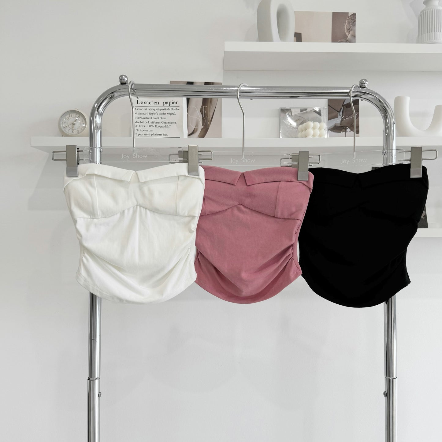 Elastic Bandeau Tank Top