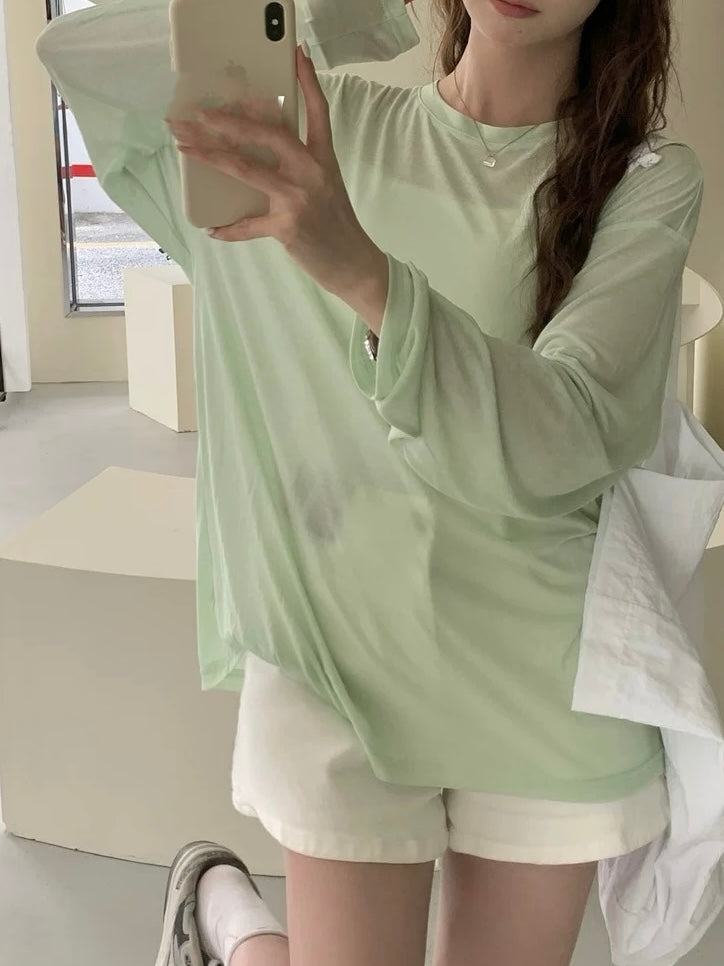 Sunscreen long-sleeved T-shirt
