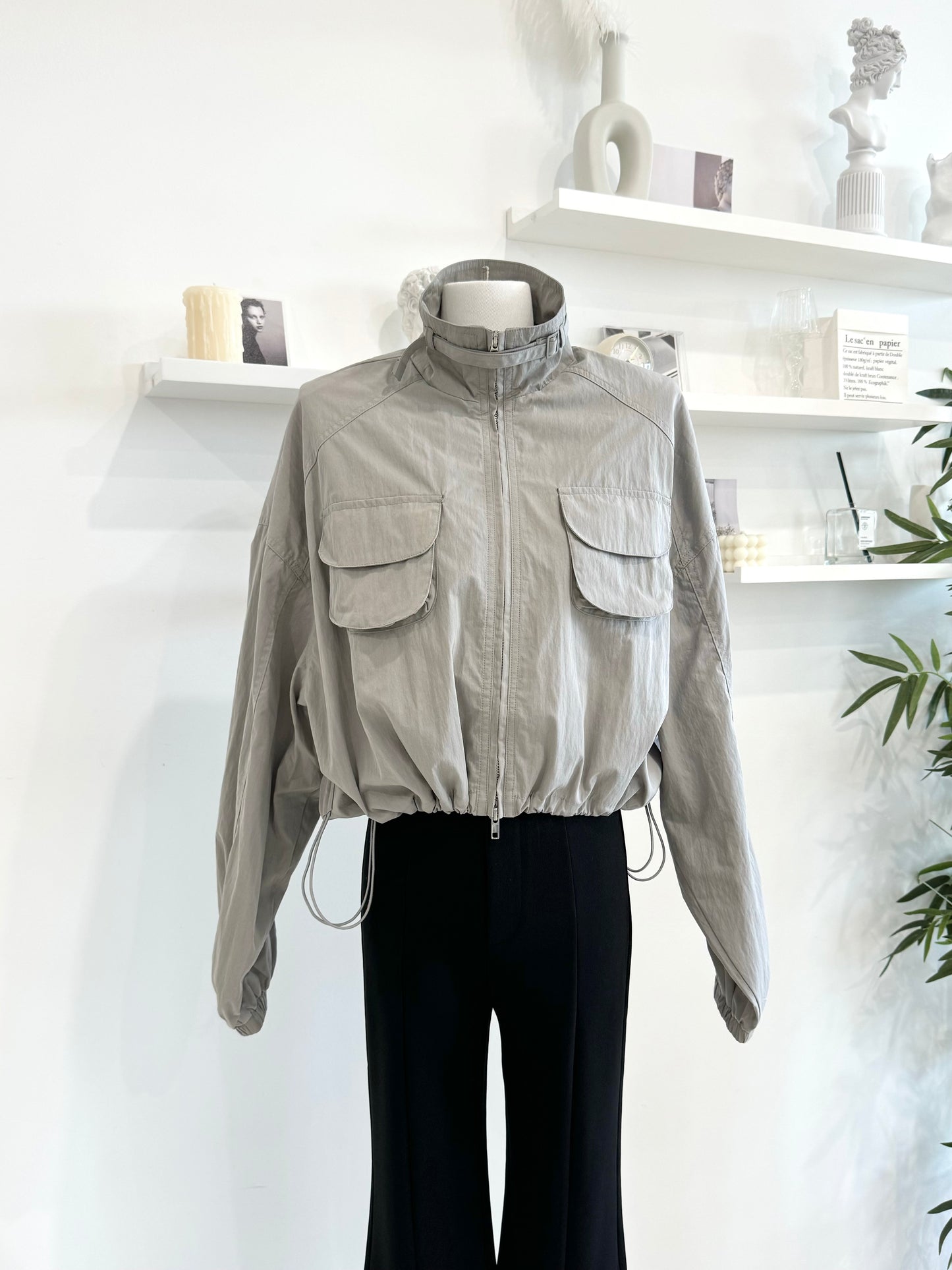 Drawstring jacket