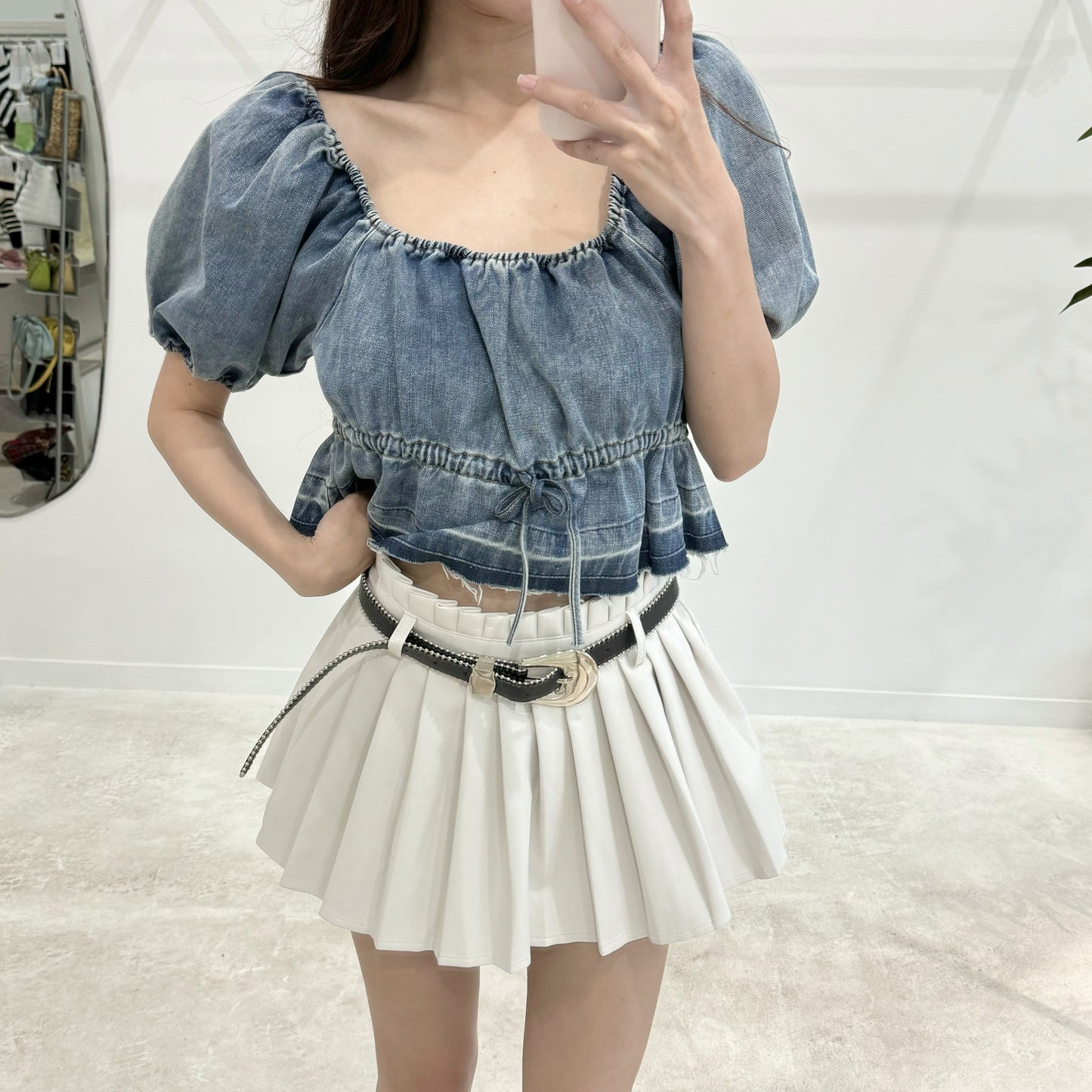 Short skirts with safety pants