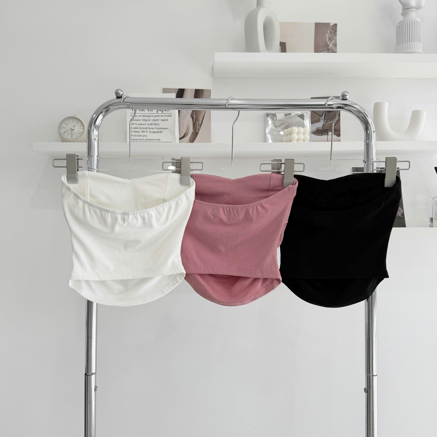 Elastic Bandeau Tank Top
