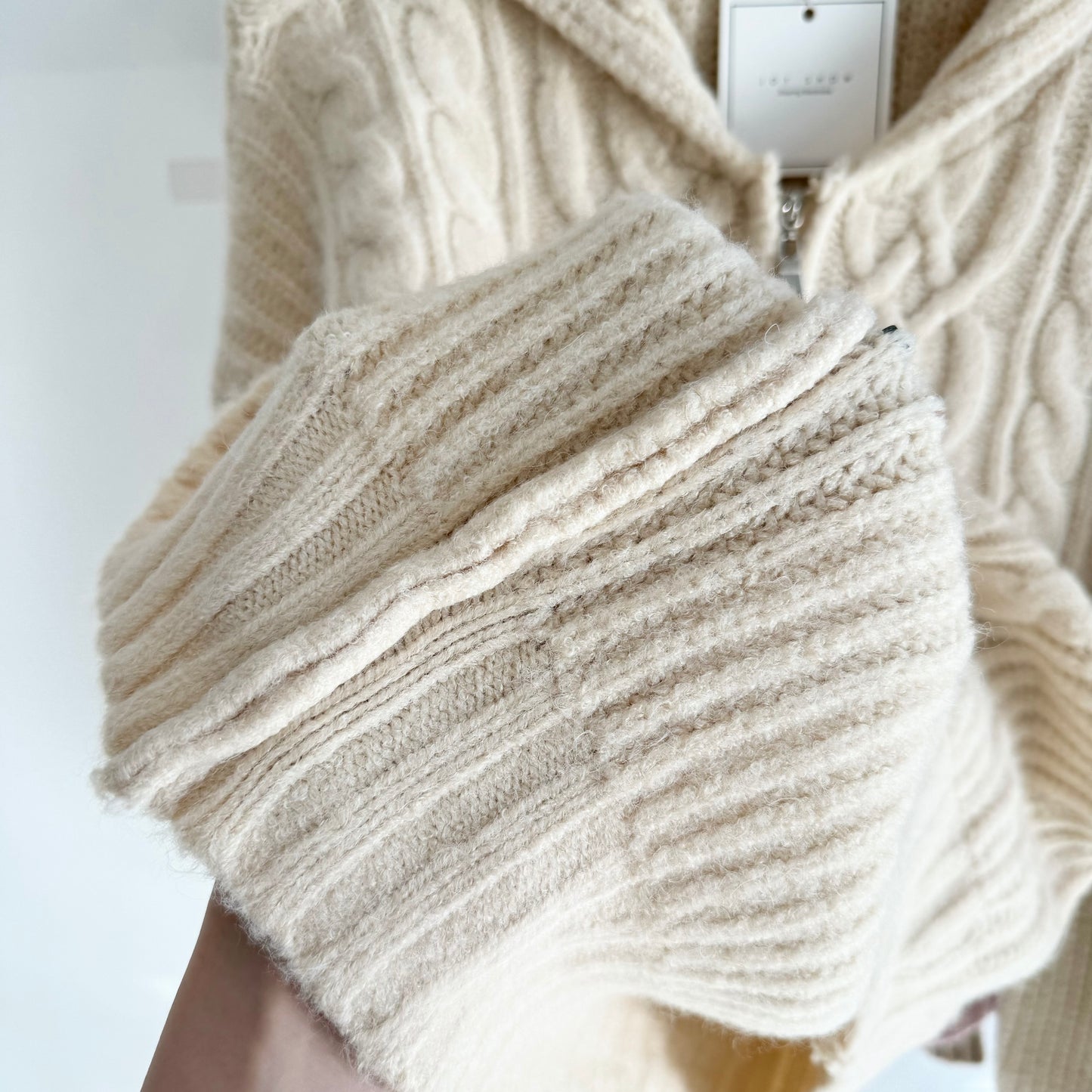Hooded Knit Cardigan