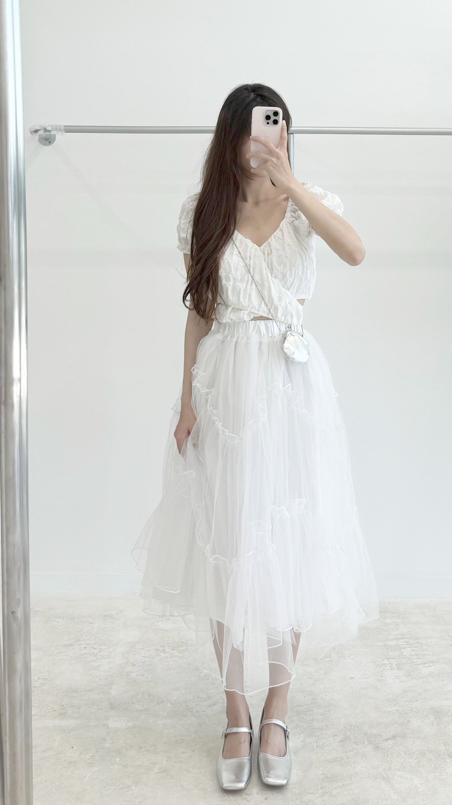 gauzy skirt