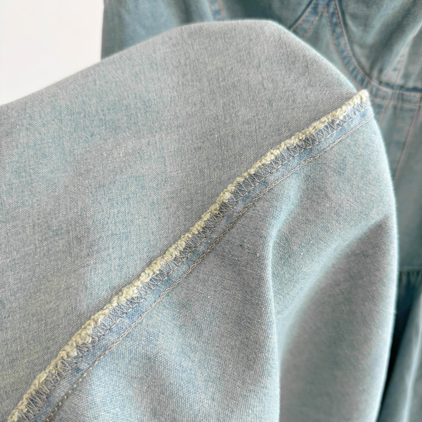 Denim overall dress