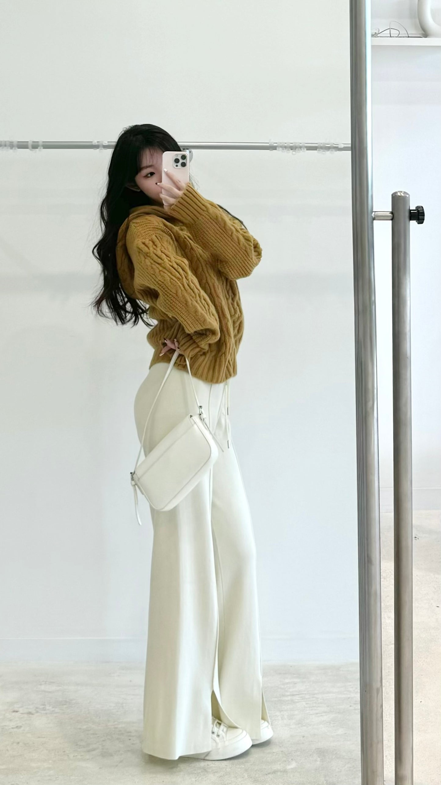 Hooded Knit Cardigan