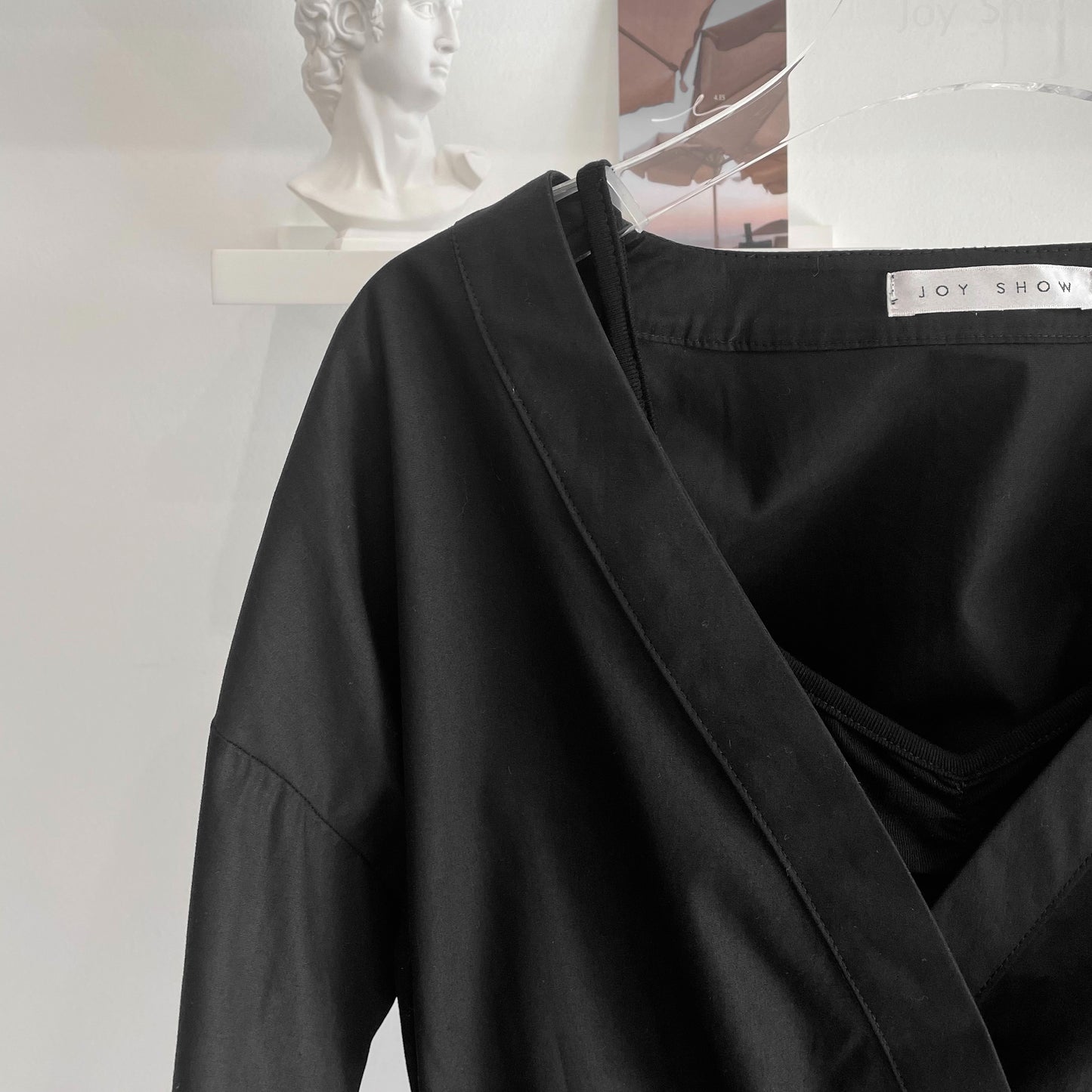 Long-Sleeve Shirt and Camisole Dress Set