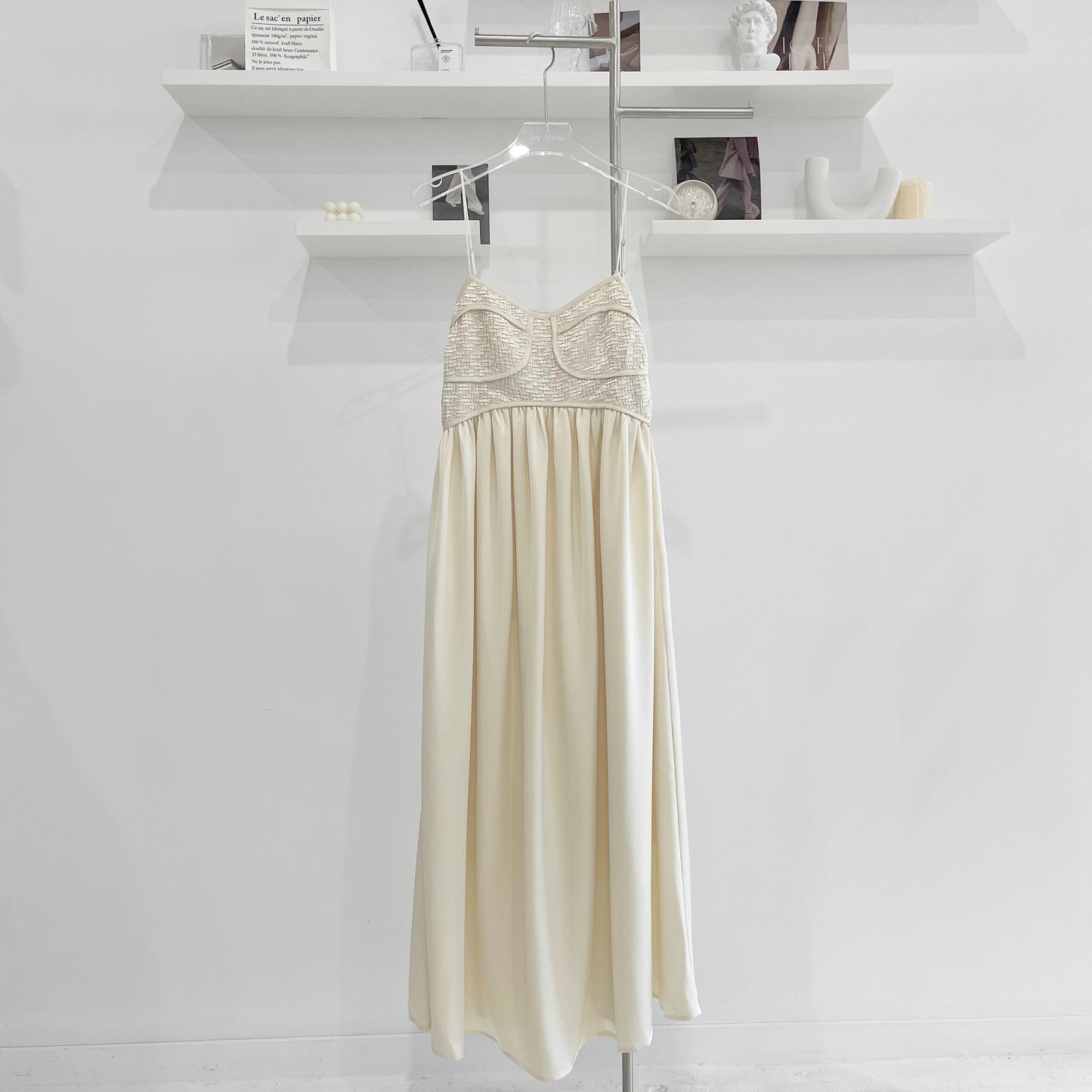 Sleeveless Pleated Dress