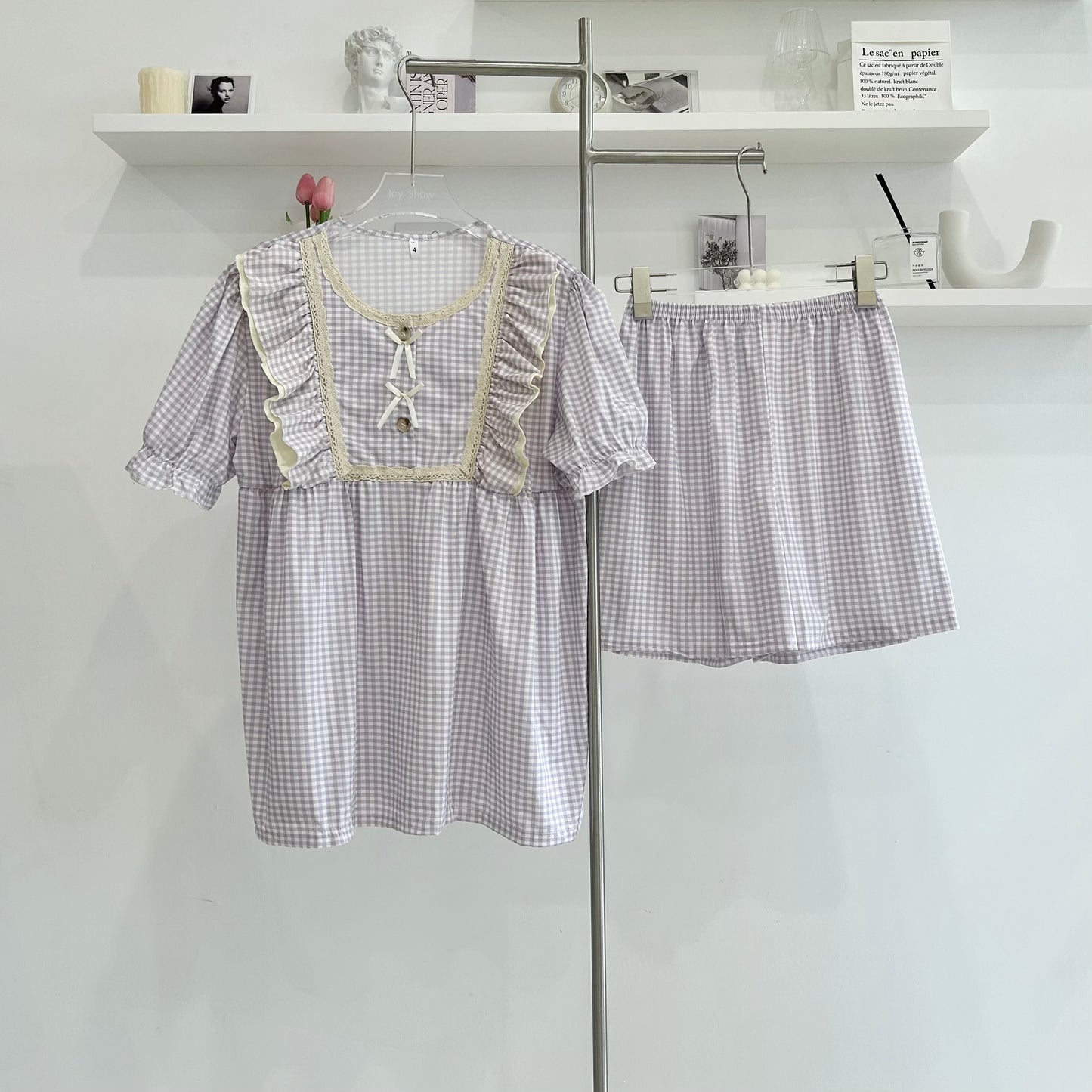 Plaid Home Wear Set