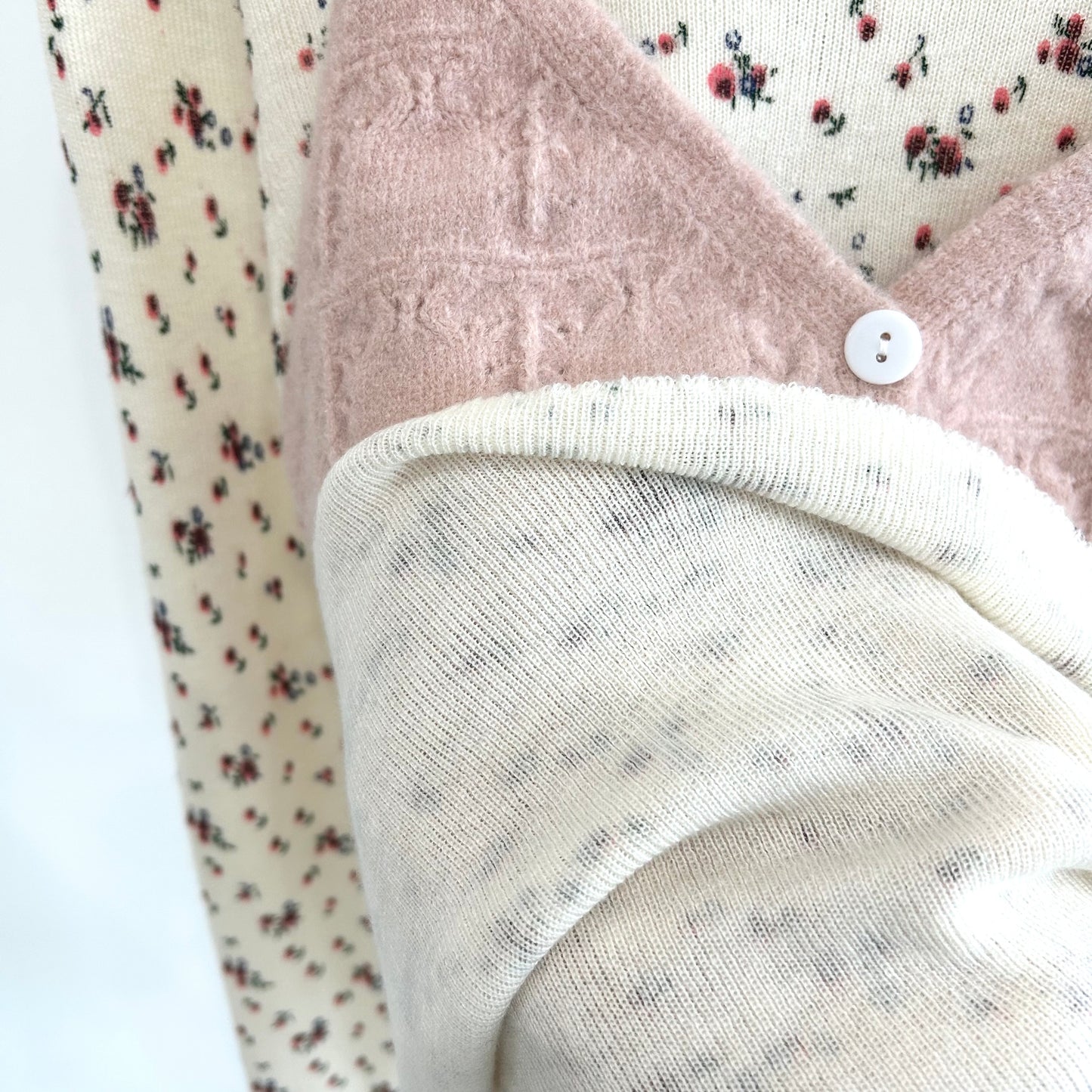 Floral waistcoat two-piece set