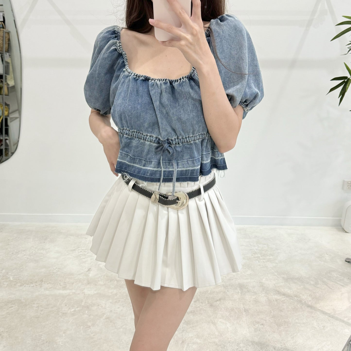 Short skirts with safety pants