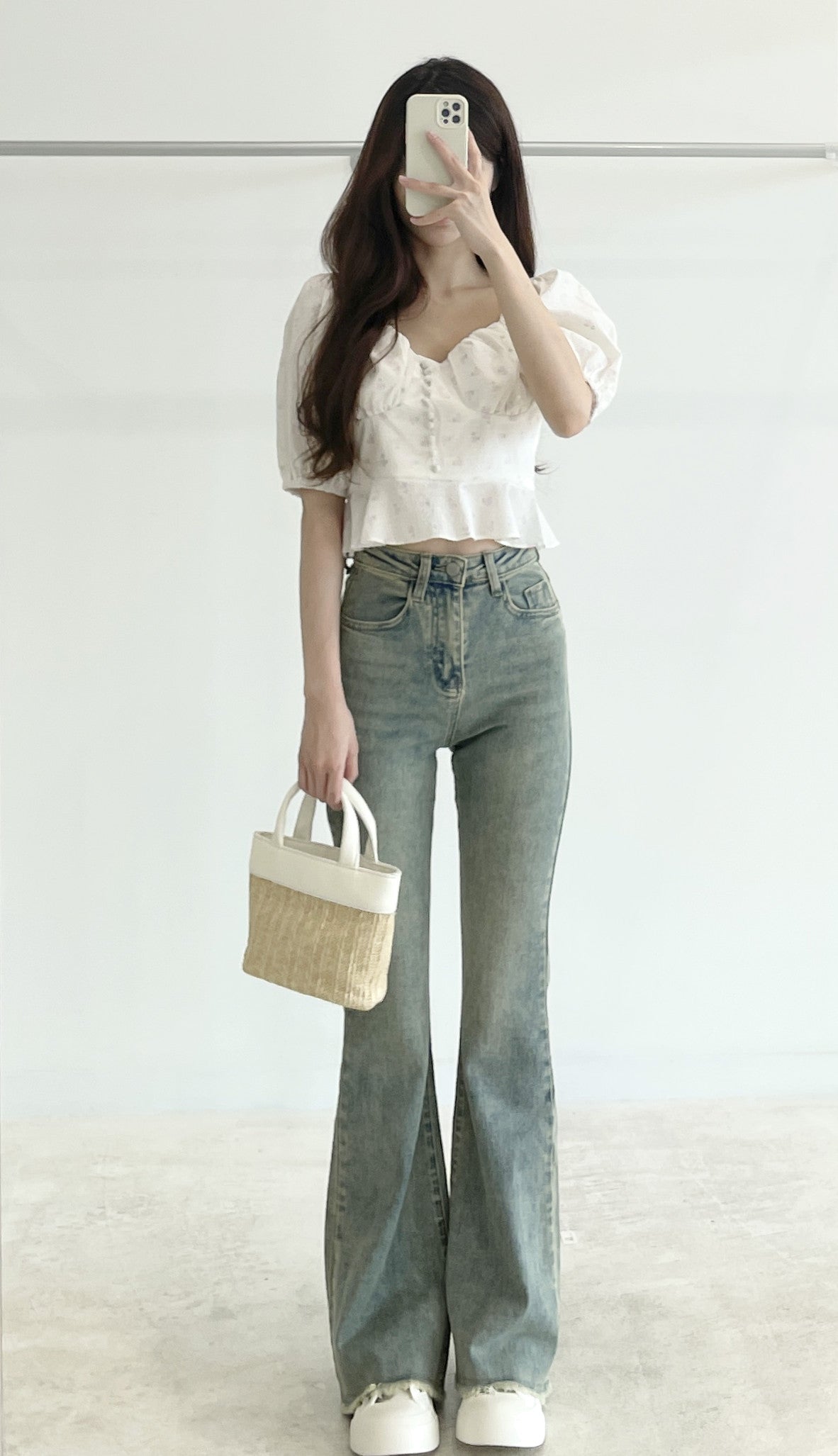 Floral short-sleeve top