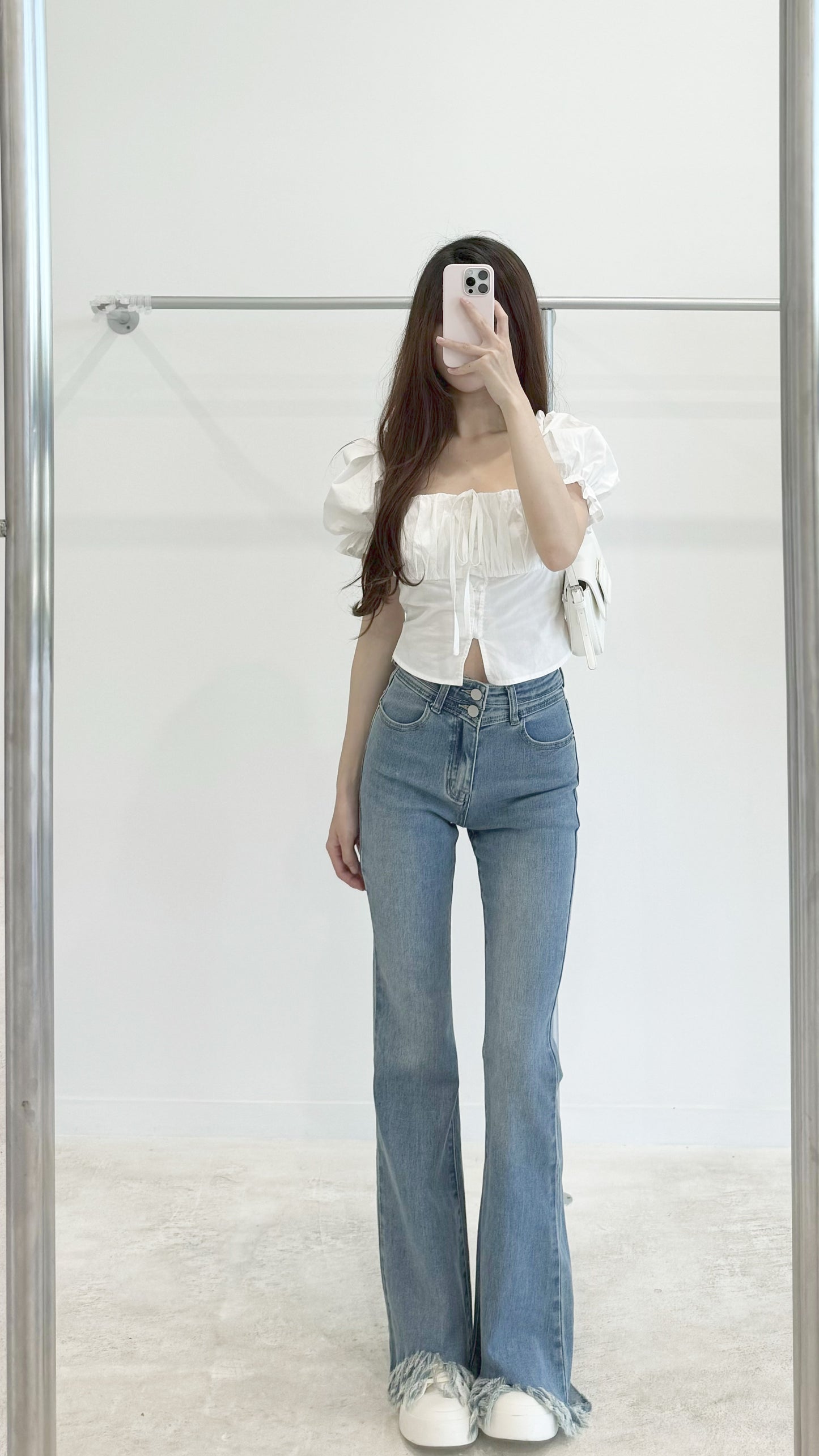 Puffy sleeve top