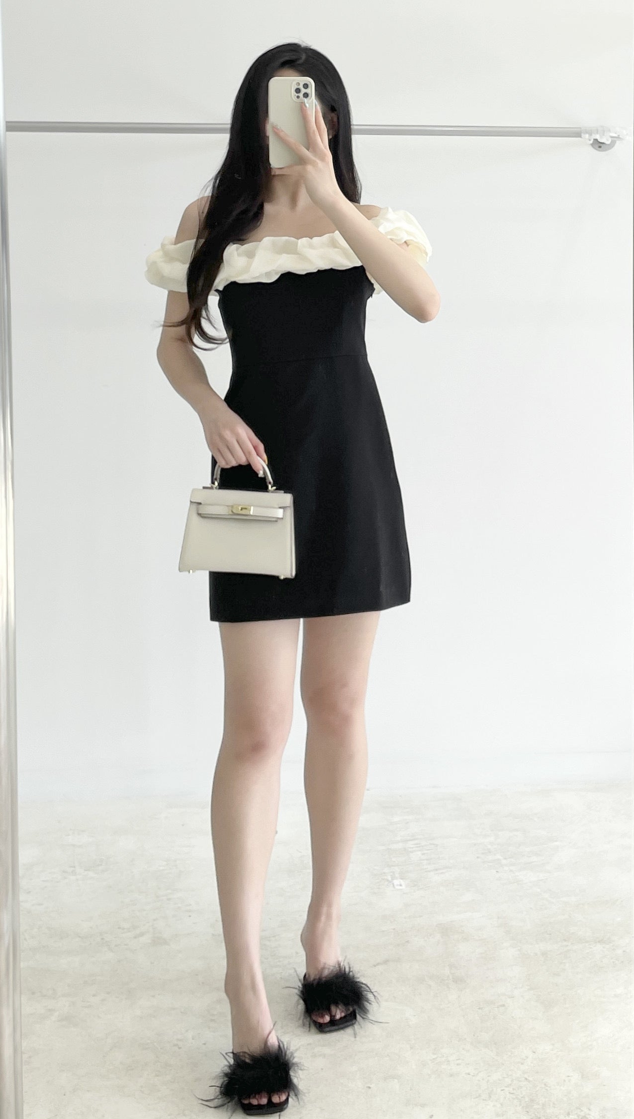 Off-shoulder dress