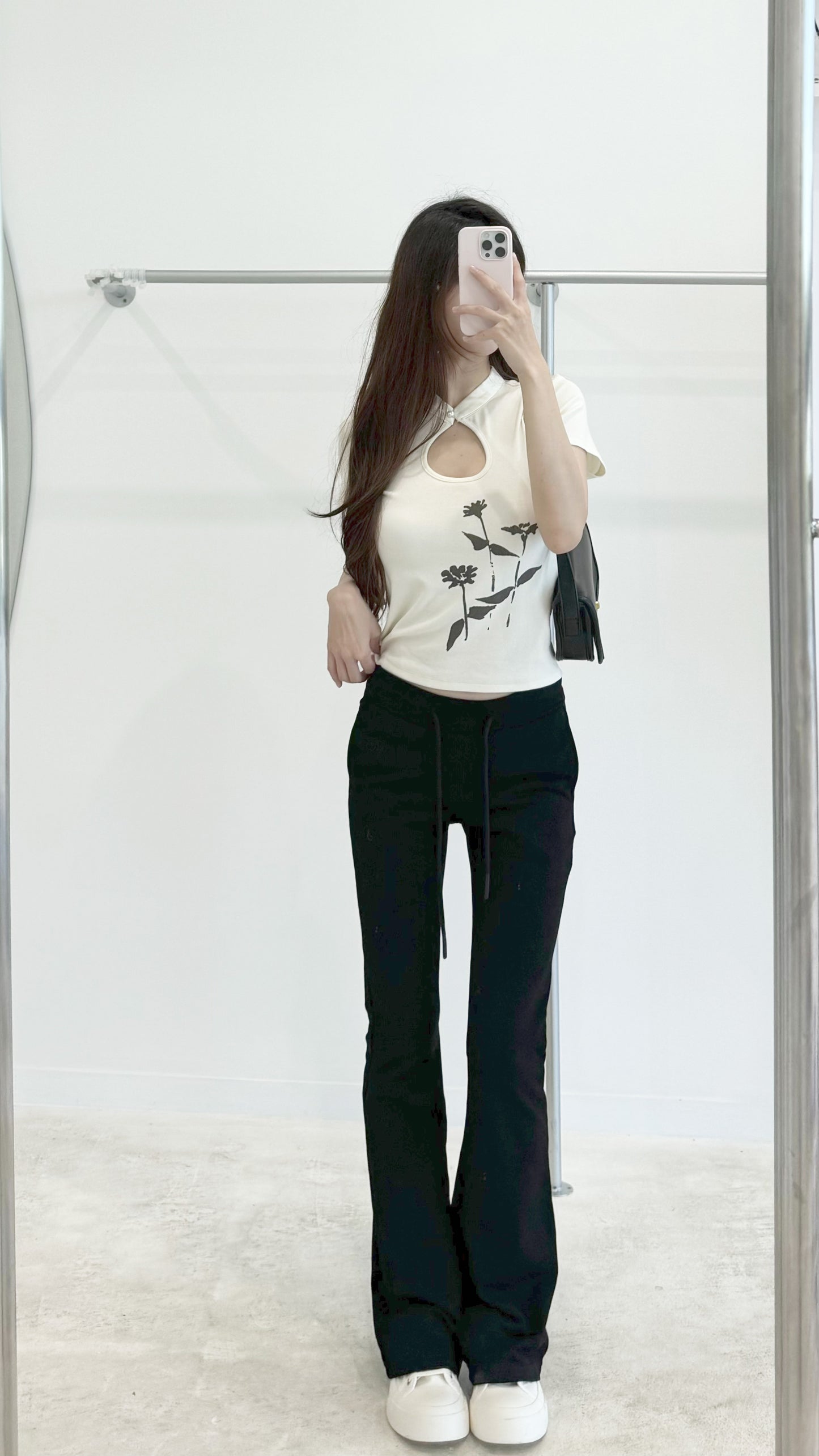 Lotus print top