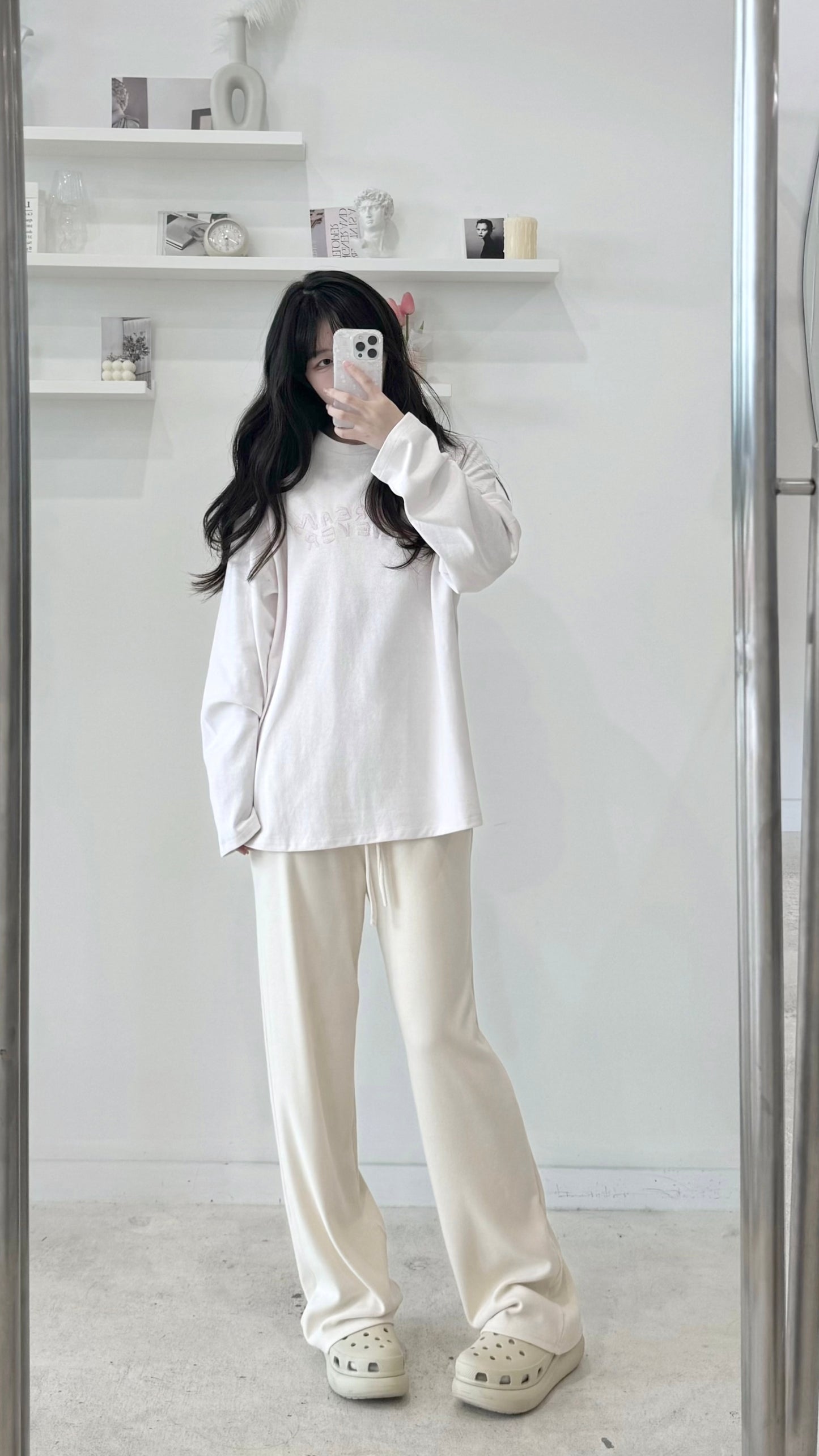 Embroidered long sleeve