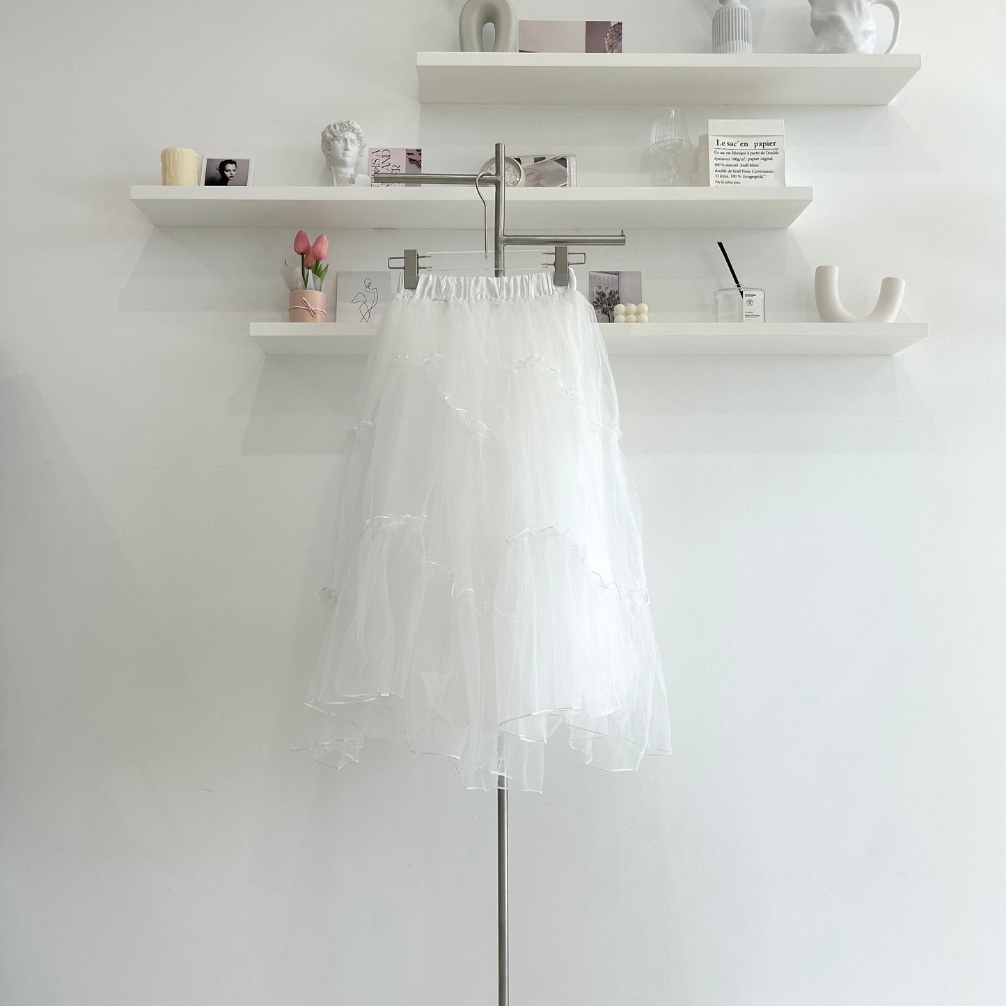 gauzy skirt