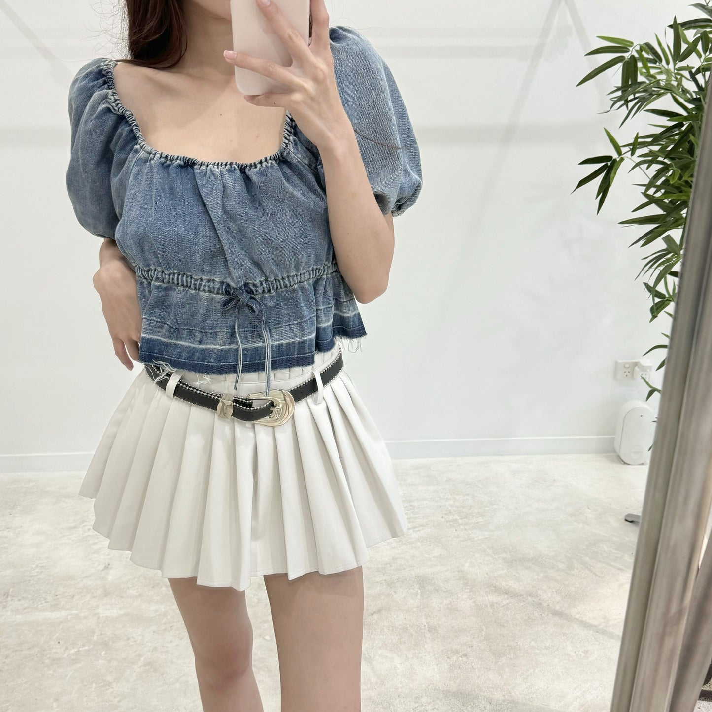 Short skirts with safety pants