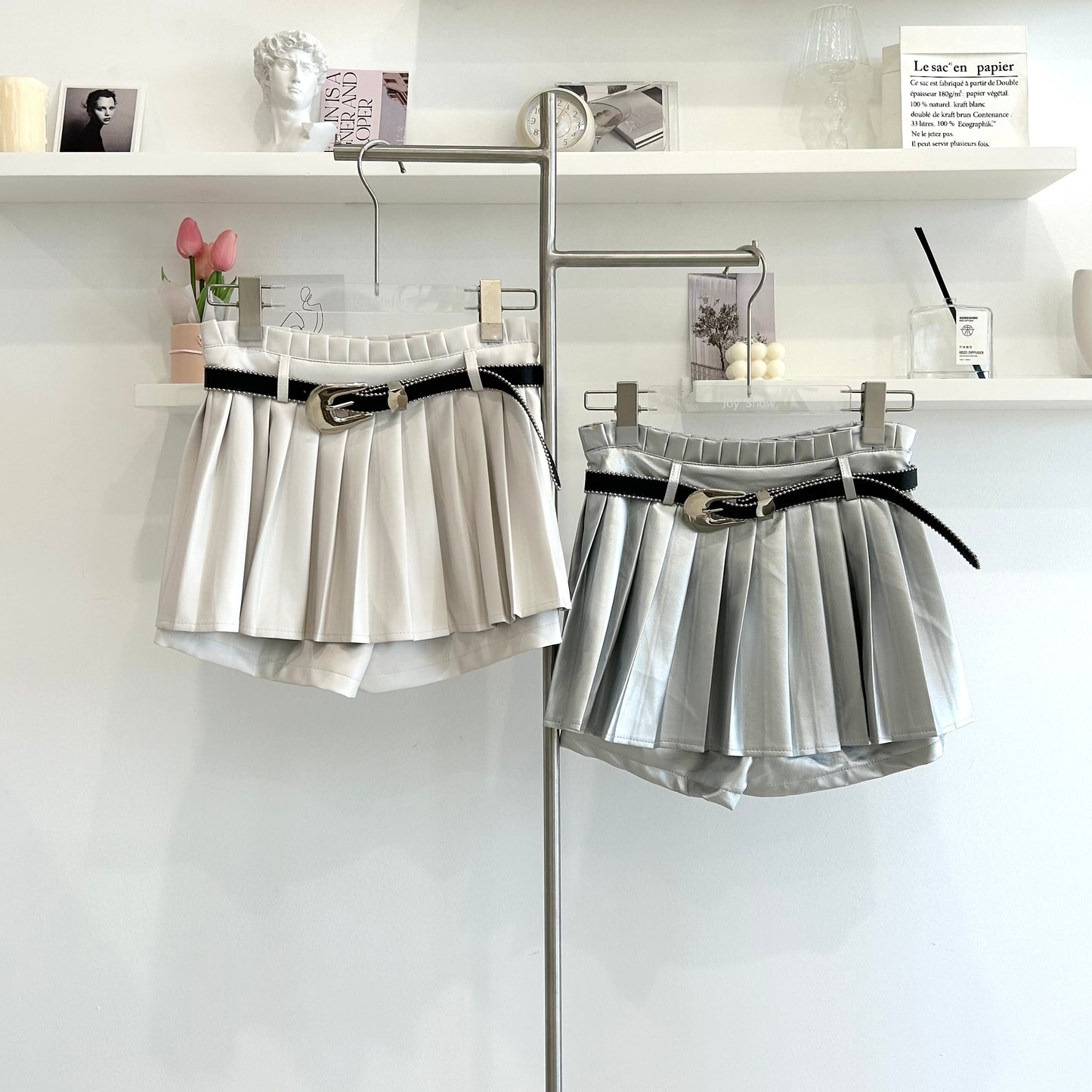 Short skirts with safety pants