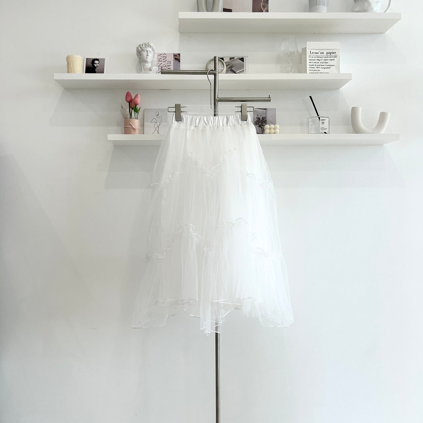 gauzy skirt