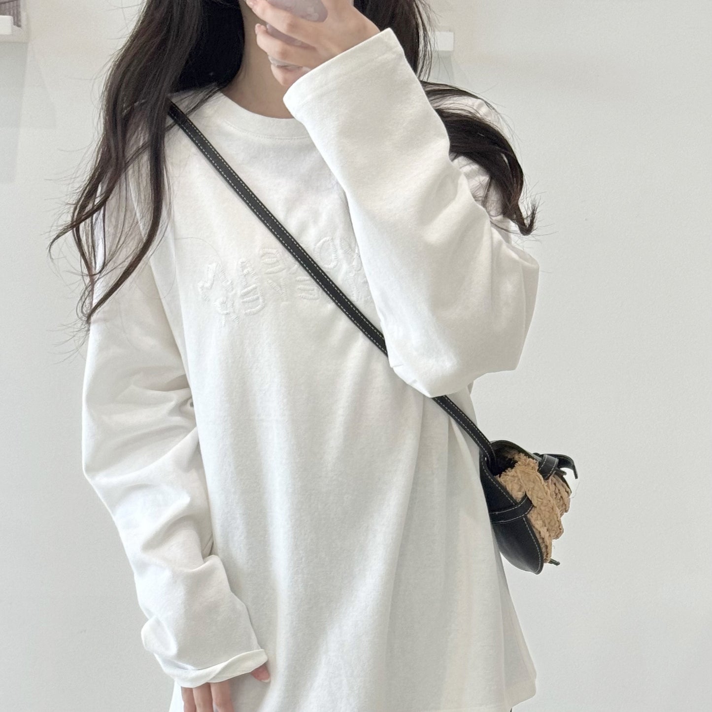 Embroidered long sleeve
