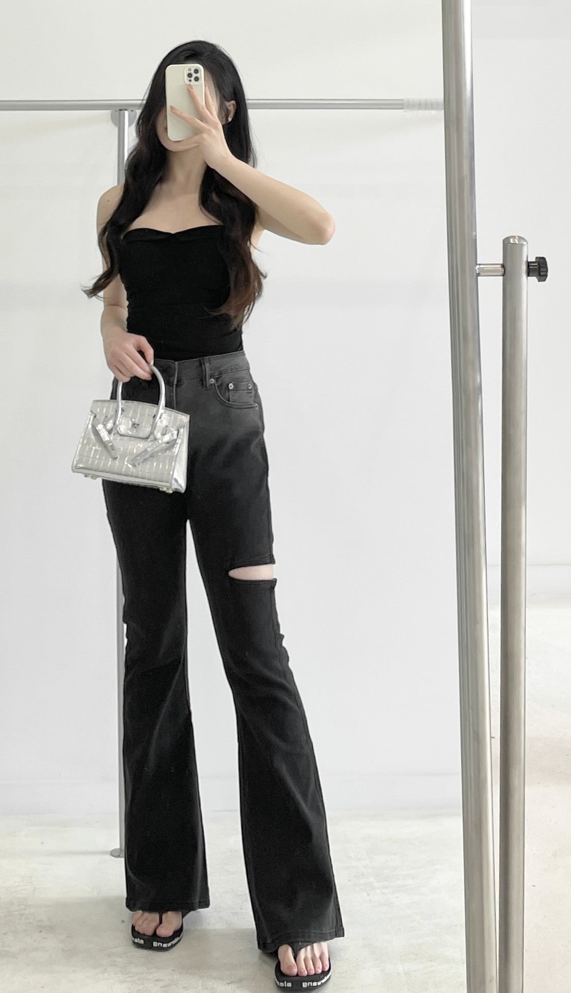 Elastic Bandeau Tank Top
