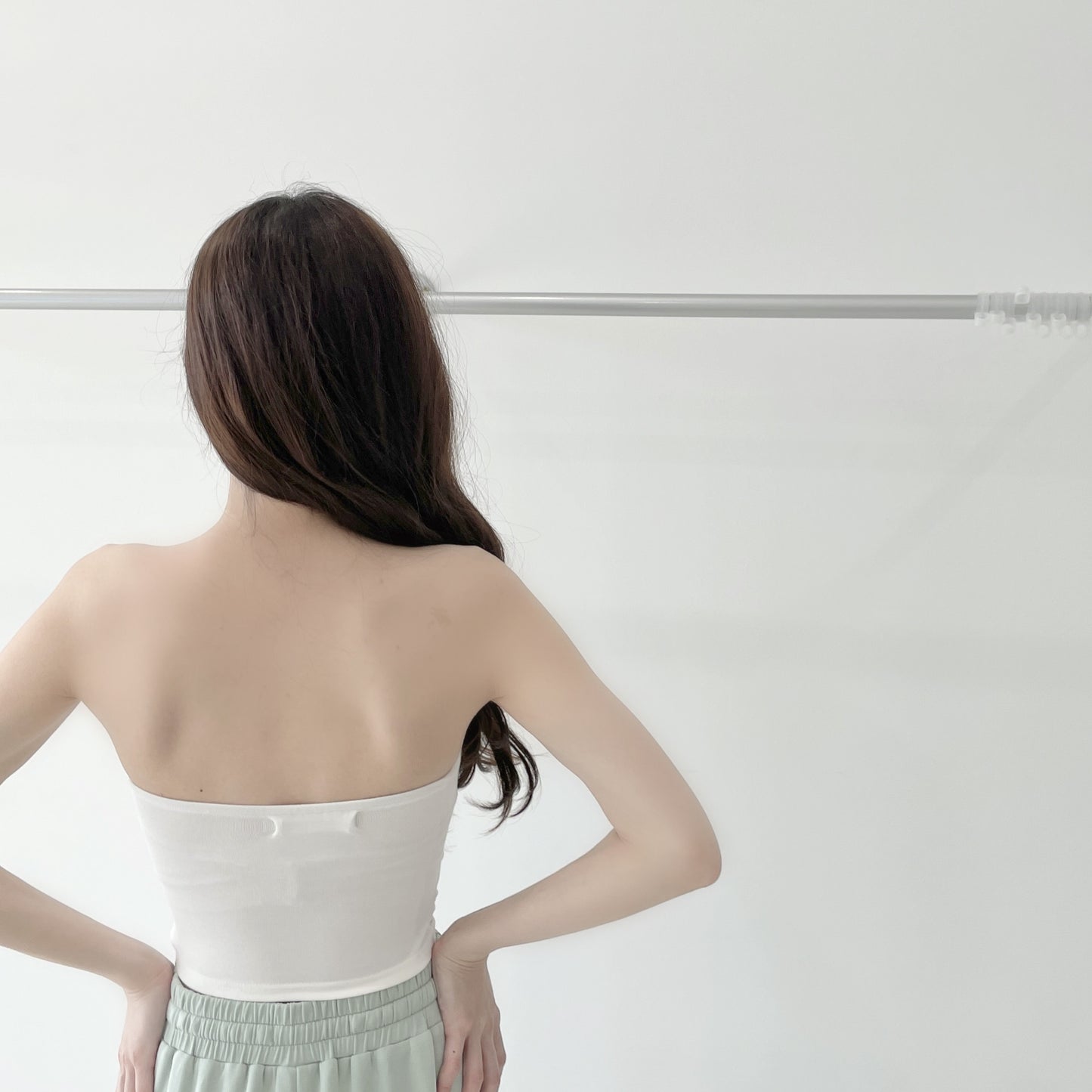 Elastic Bandeau Tank Top