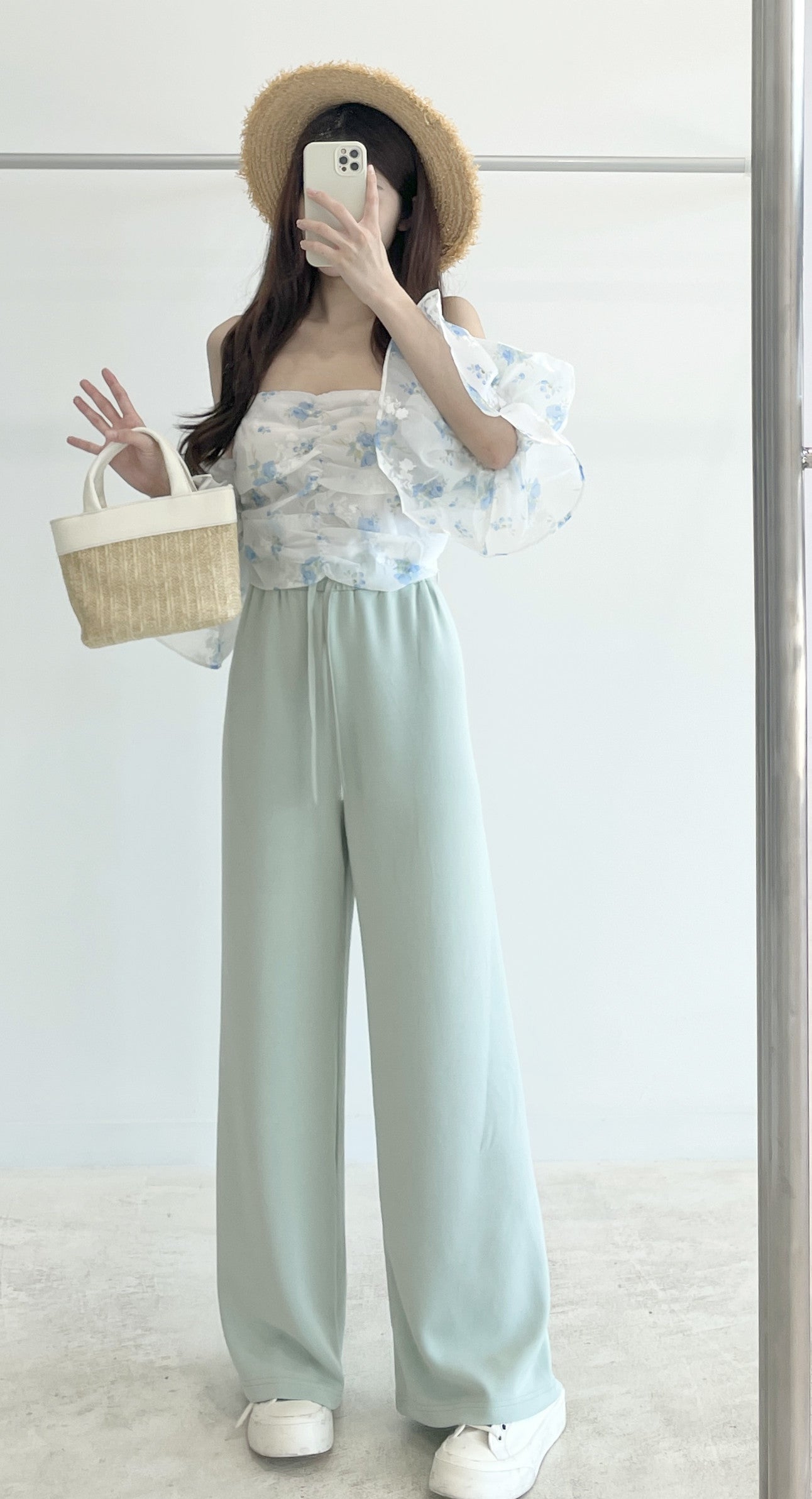 Floral off-shoulder top