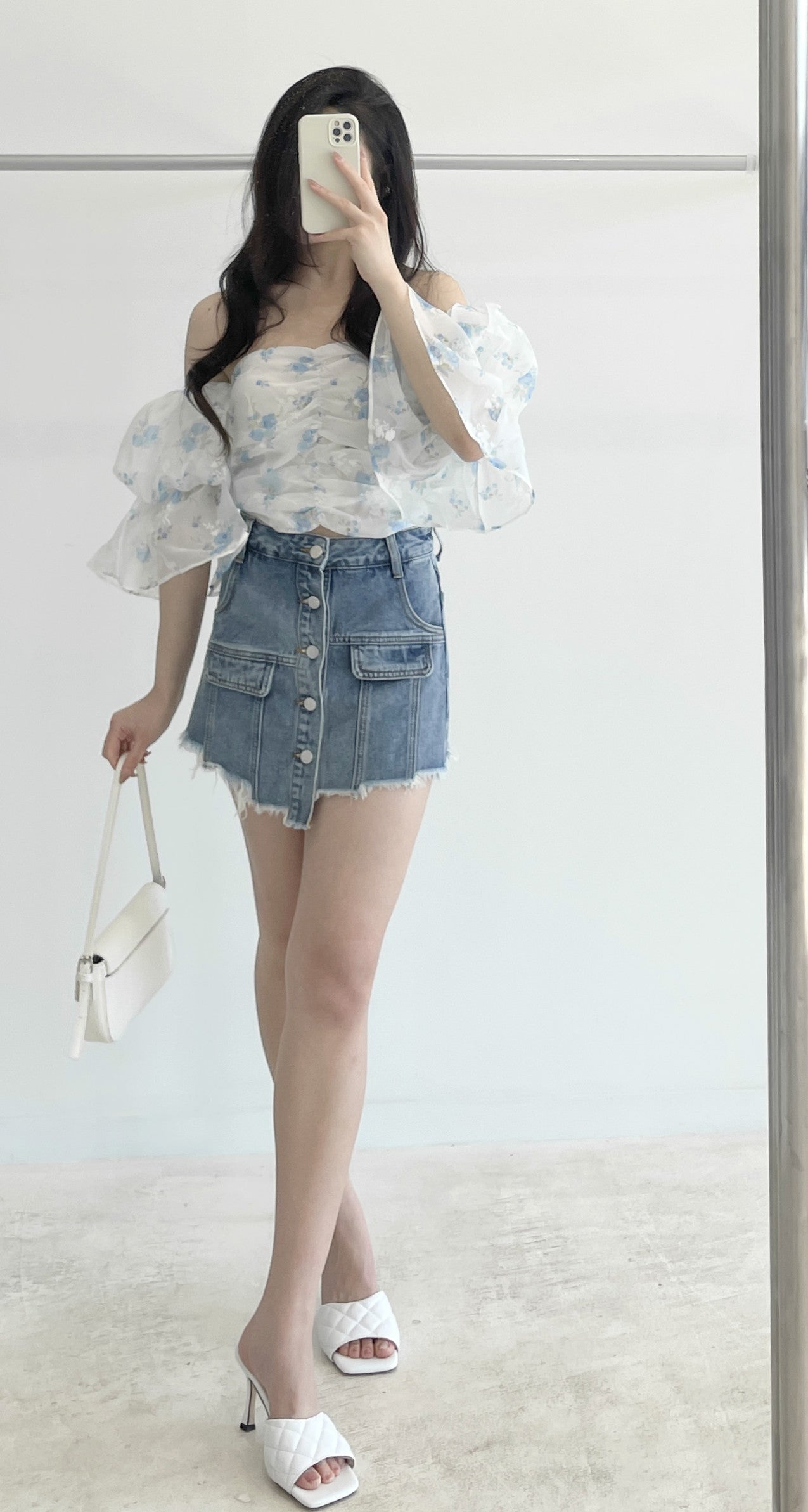 Floral off-shoulder top