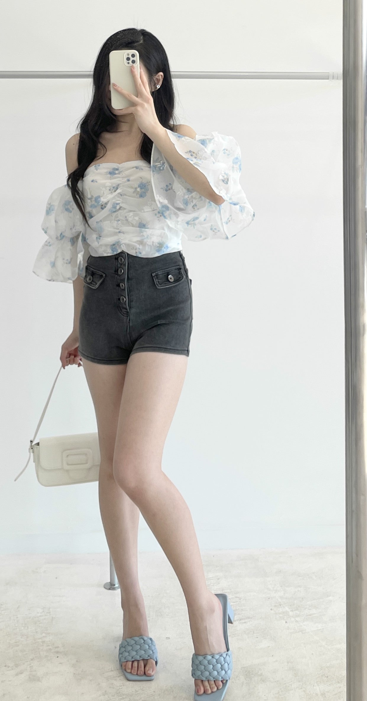 Floral off-shoulder top