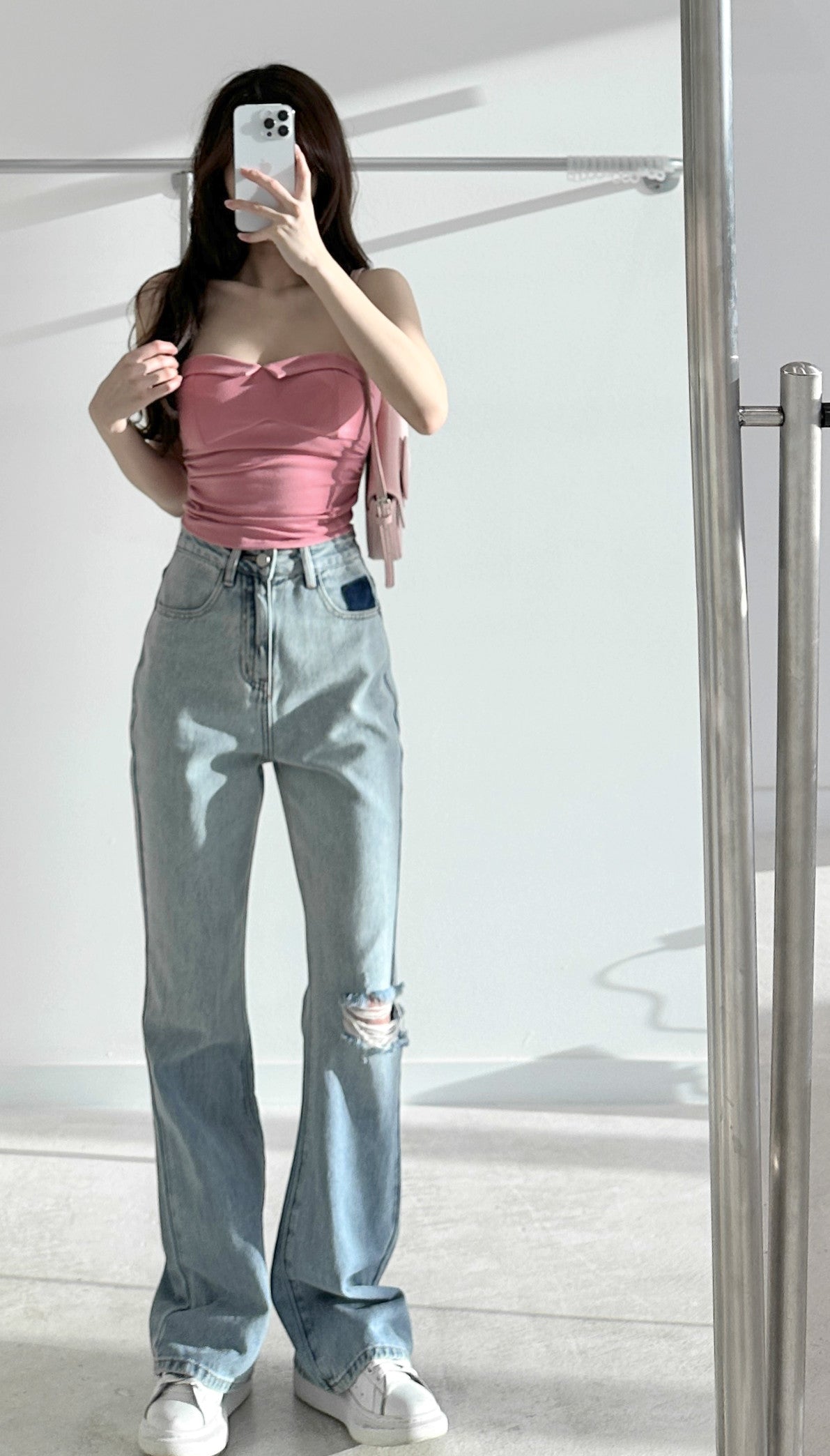 Elastic Bandeau Tank Top