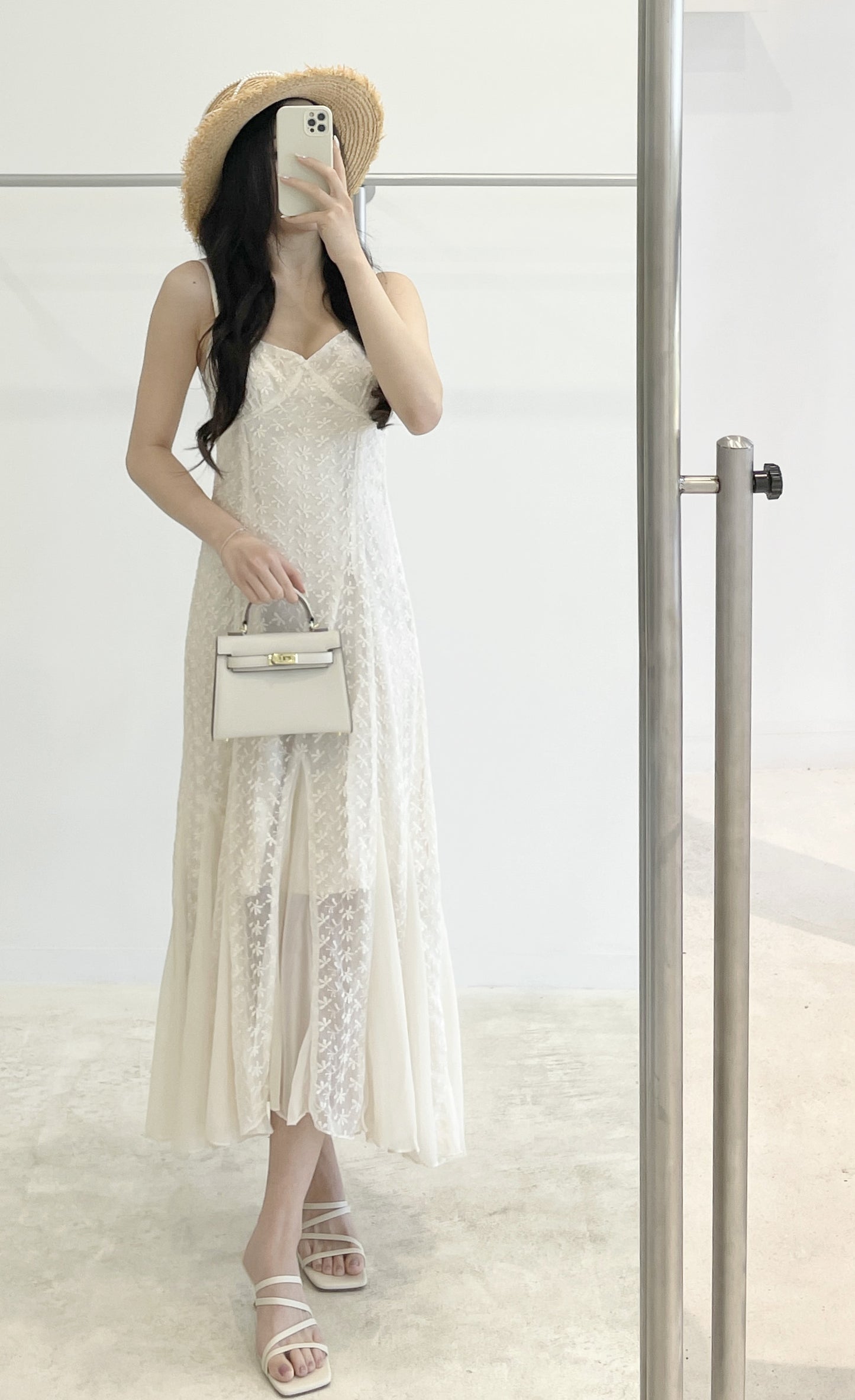 Lace mermaid halter dress