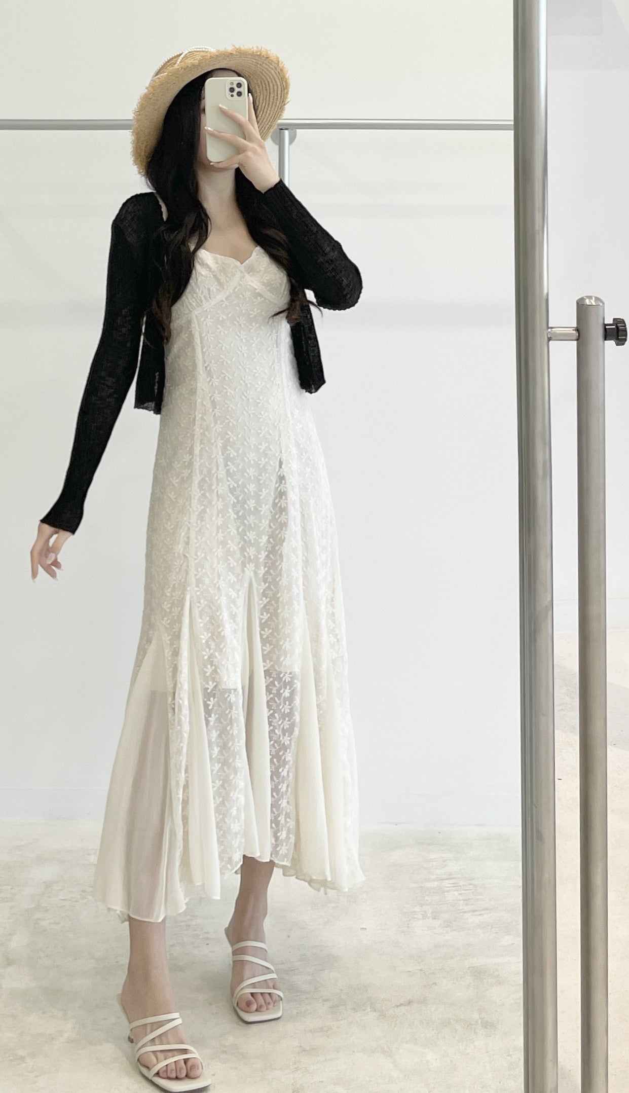 Lace mermaid halter dress