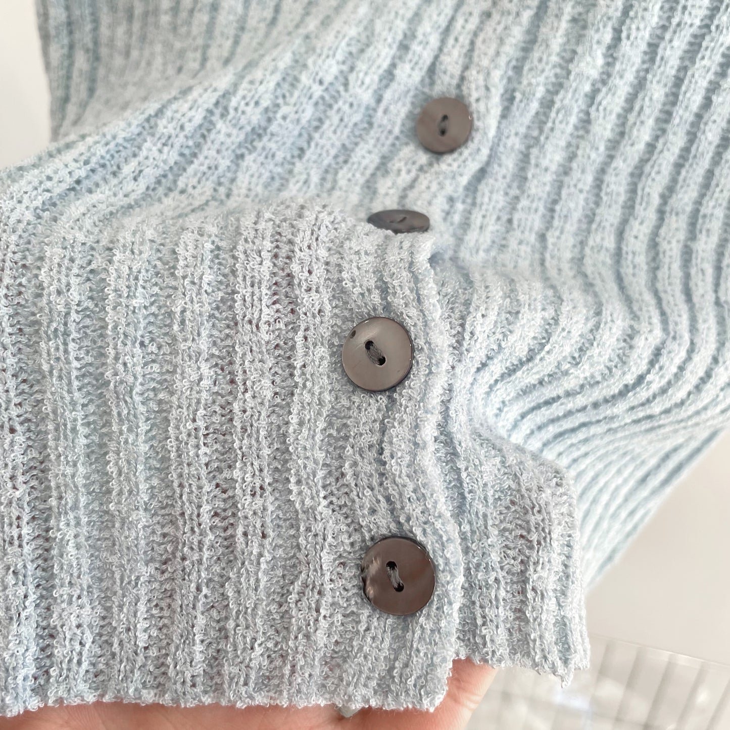 stretch knit short sleeve