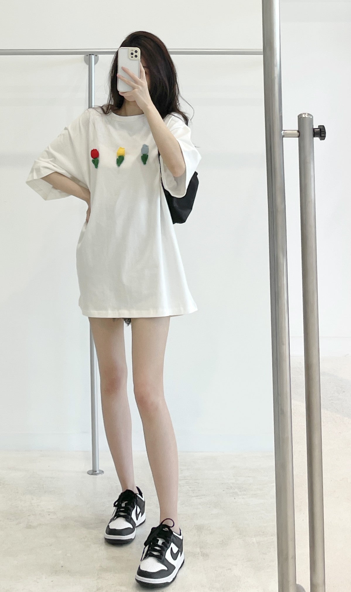 Floral Loose-Fit Short Sleeve