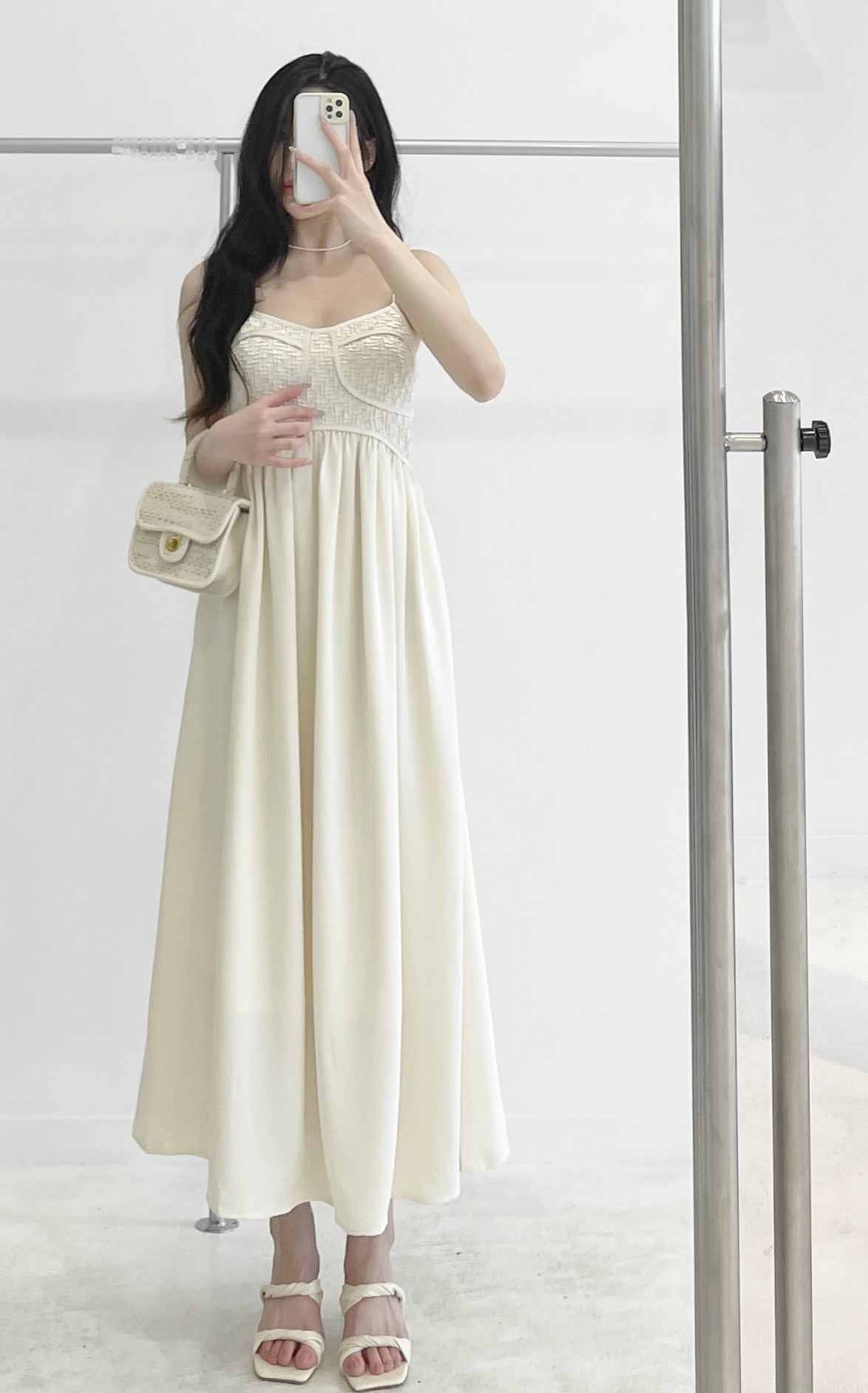 Sleeveless Pleated Dress