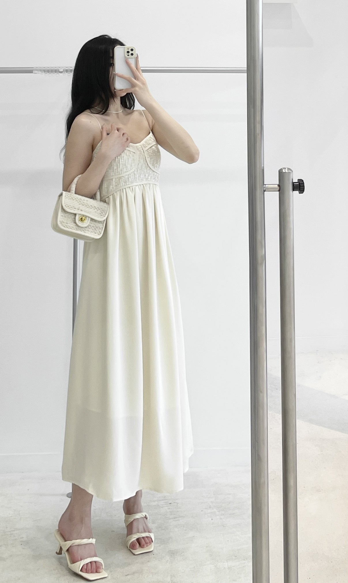 Sleeveless Pleated Dress