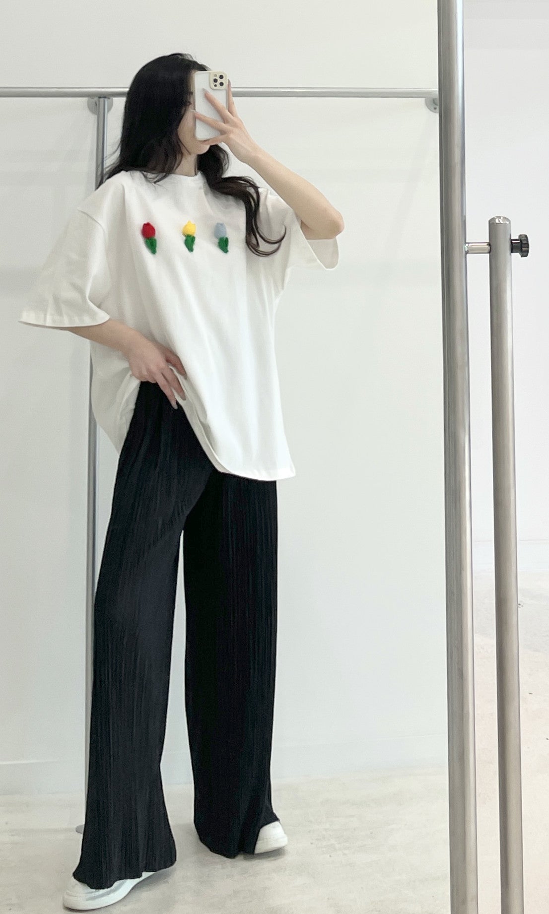 Floral Loose-Fit Short Sleeve