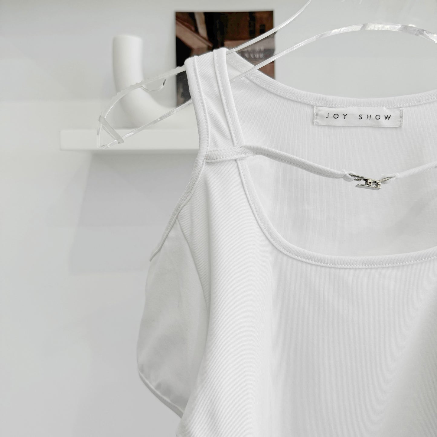 Off-shoulder short-sleeve top