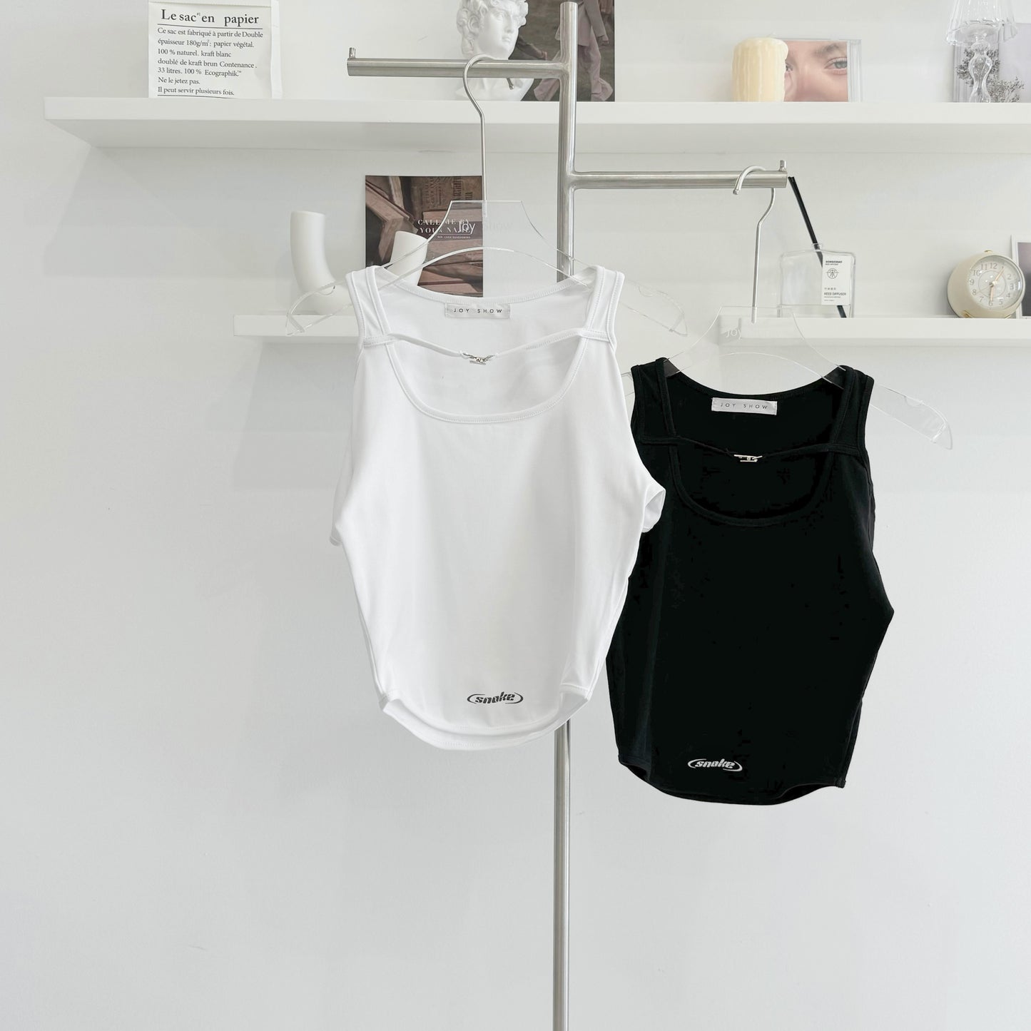Off-shoulder short-sleeve top