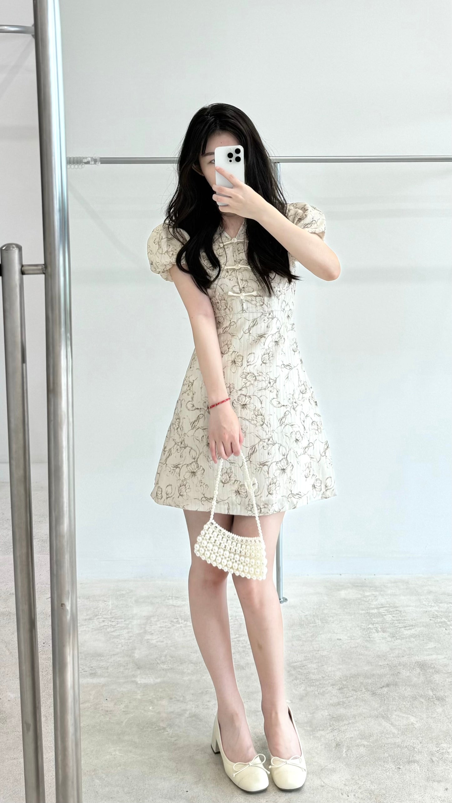 Puff Sleeve Chinese-style Qipao