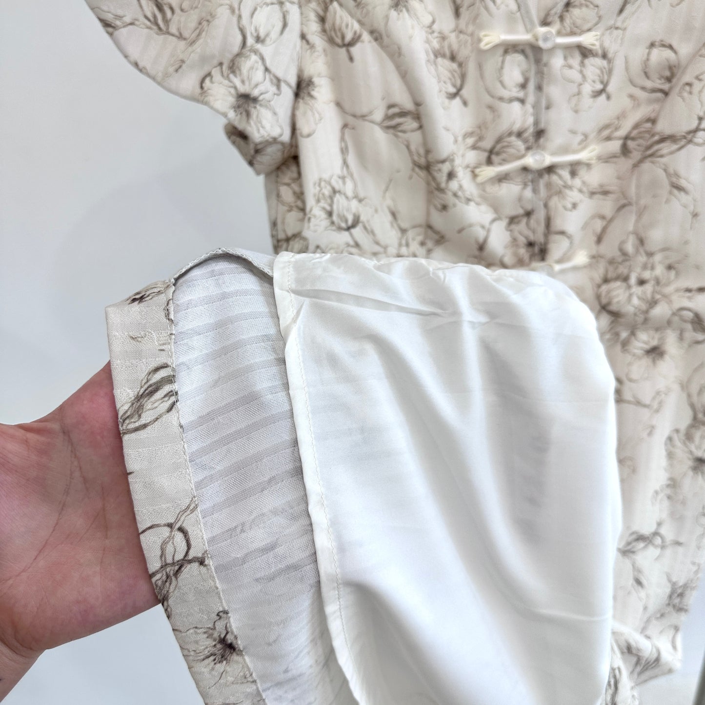 Puff Sleeve Chinese-style Qipao