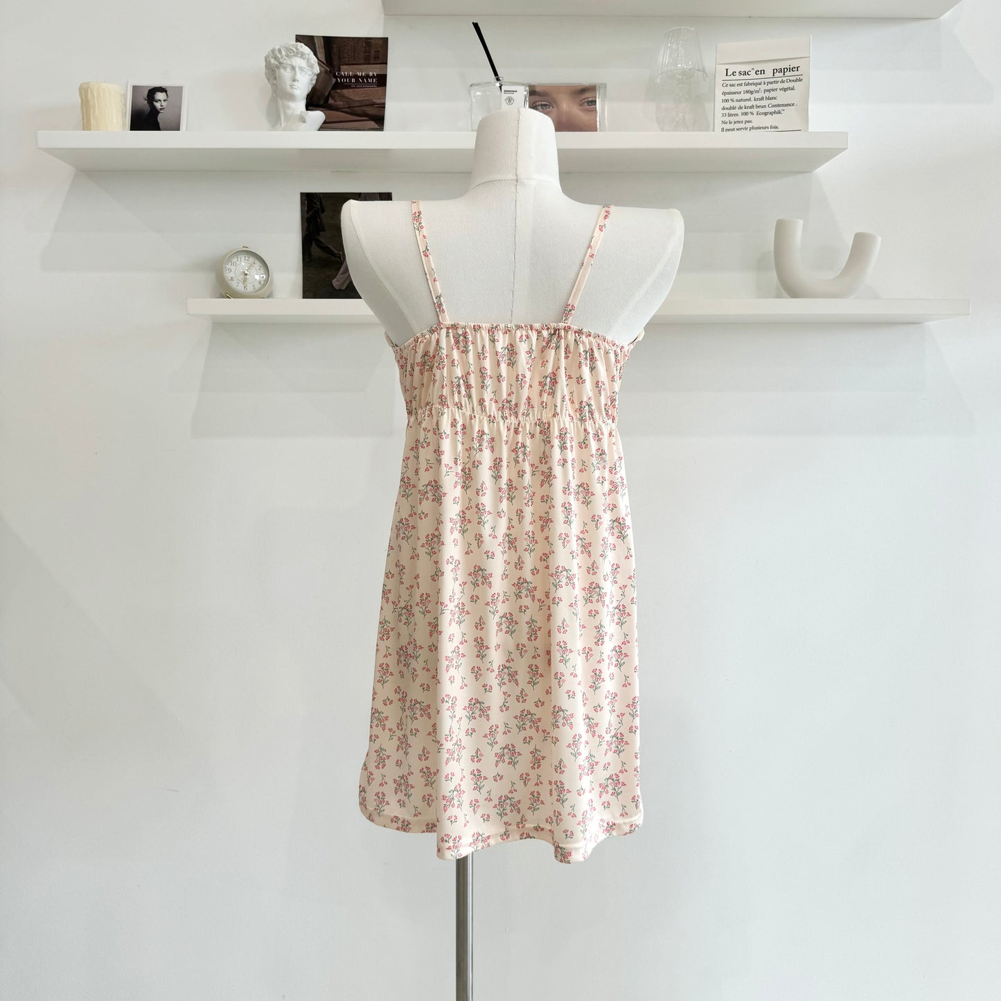 Removable Padded Floral Nightgown
