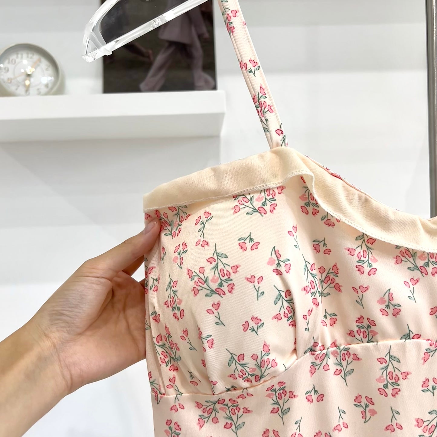 Removable Padded Floral Nightgown