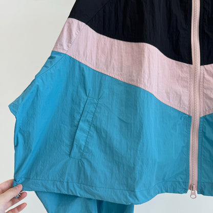 color-blocked ultra-thin jacket