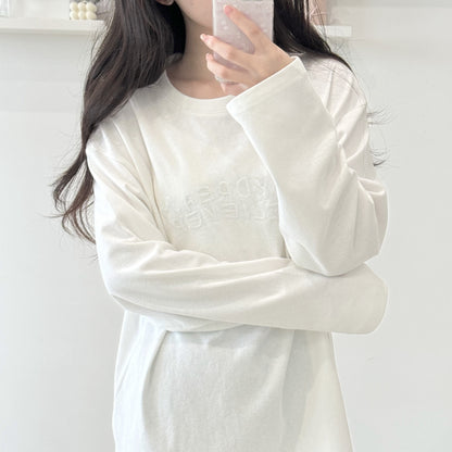 Embroidered long sleeve