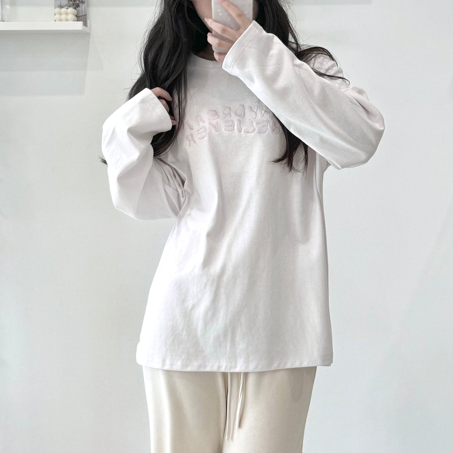 Embroidered long sleeve