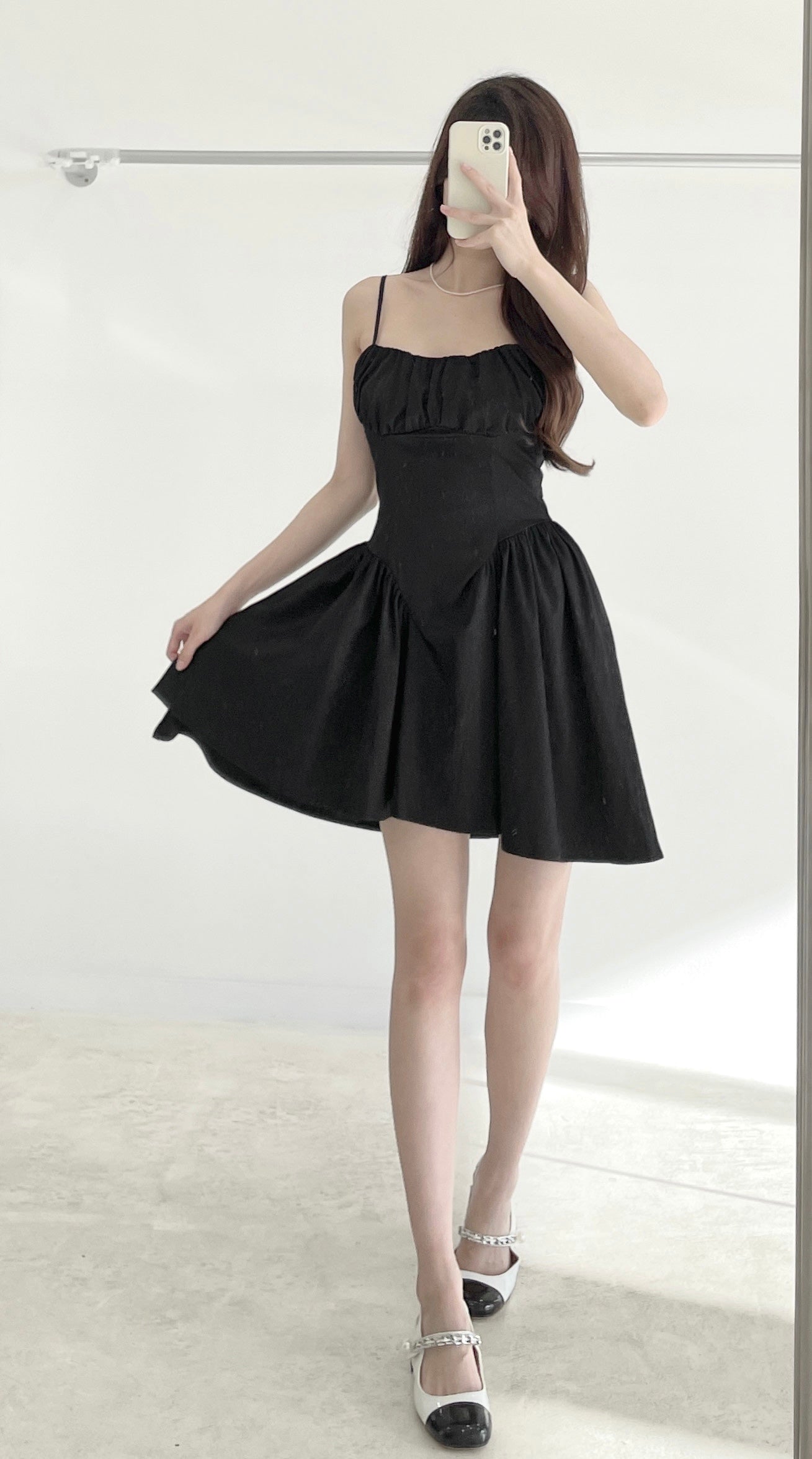 Sleeveless mini dress