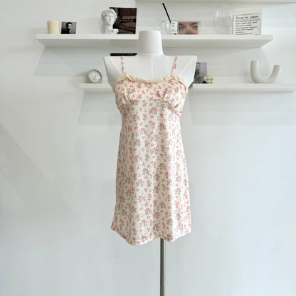 Removable Padded Floral Nightgown